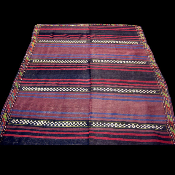 Semi-Antique Baluch Bi-Panel Kilim